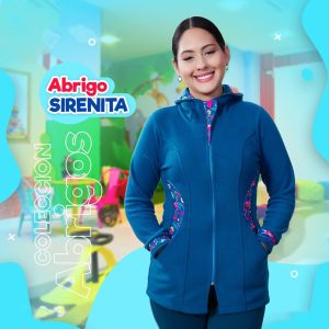 Abrigo Sirenita floral